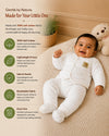 THE LITTLE LOOKERS Baby Winter 5-Piece Set | Soft Cotton Quilted Top, Cap, Bib & 2 Bottoms | Warm Clothing Set for Babies
