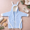THE LITTLE LOOKERS Bathrobe for Babies | Super Soft & Absorbent | Hooded Bathrobe for Kids | Baby Hooded Bathgown for Newborn & Infant