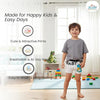 THE LITTLE LOOKERS Baby Underwear for Boys | Undergarment | Cotton Soft & Comfortable Kids Innerwear | Multi Cute Patterns | Boxer | Underwear for Baby/Toddler/Kids | (Pack of 4)