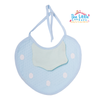 THE LITTLE LOOKERS Strawberry Shaped Baby Bibs with Handkerchief & Tying Robes | Soft Cotton Fabric with PVC on Back | Double Layered for Quick Absorption & Fast Drying (Bib Strawberry, Pack of 6)