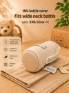 The Little Lookers Feeder Cover Sleeve with Handles | Soft Protective Bottle Holder for Baby Feeding Bottles | Water Proof/Resistant Bottle Cover with Anti-Slip Base | Fits Wide Neck / Philips Avent Bottles 240ml/8oz & 330ml/11oz