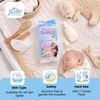 THE LITTLE LOOKERS Mini Wipes for Baby | Mini Baby Wipes Disposable | Water Wipes Baby Skin Care | Wet Tissue for Baby Hand & Face Baby Sanitizing Cleansing | Portable Pocket 64 Wipes x 1 Pack