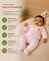 THE LITTLE LOOKERS Baby Winter 5-Piece Set | Soft Cotton Quilted Top, Cap, Bib & 2 Bottoms | Warm Clothing Set for Babies