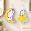 THE LITTLE LOOKERS Cute Microfiber Baby Hand Towel for Newborns | Kids Hand Towel | Quick Dry I Super Absorbent, Super Soft Washclothes for Infants,Babies,Toddlers