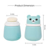 THE LITTLE LOOKERS Portable Baby Skin Care Baby Powder Puff with Box Holder Container for New Born and Kids for Baby Face and Body