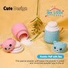 THE LITTLE LOOKERS Portable Baby Skin Care Baby Powder Puff with Box Holder Container for New Born and Kids for Baby Face and Body