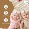 THE LITTLE LOOKERS Baby Hairband | Lace Bow Headbands | Stretchable & Lightweight | Headband for Newborns, Infants & Girls | Soft Elastic Cotton Hair Band