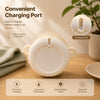 THE LITTLE LOOKERS Electric Baby Food Warmer Rechargeable Stainless Steel Bowl Smart LED Display USB Charging Portable Baby Feeding Bowl with Suction Plate | SUS304 Stainless Steel, Food Grade PP, One Touch Operation, Dual Heat Mode