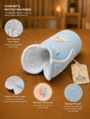 The Little Lookers Feeder Cover Sleeve with Handles | Soft Protective Bottle Holder for Baby Feeding Bottles | Water Proof/Resistant Bottle Cover with Anti-Slip Base | Fits Wide Neck / Philips Avent Bottles 240ml/8oz & 330ml/11oz
