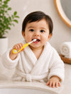 THE LITTLE LOOKERS Baby Toothbrush I Supersoft Bristles & Section Cup Base Tooth Brush for Kids/Babies/Toddlers - (Pack of 2)