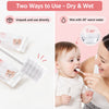 THE LITTLE LOOKERS Baby Oral Cleaner with Soft Gauze Tip | Gentle Mouth Cleaner with Long Handle | Individually Packed