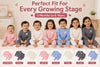 THE LITTLE LOOKERS Kids Winter Thermal Wear | Unisex Fleece Innerwear Set for Baby Girl & Baby Boy | Warm Woolen T-Shirt & Bottom Set