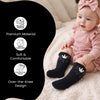 THE LITTLE LOOKERS Socks for Kids | Kid's Compact Cotton Stretch Solid Knee Length Sock | Stylish Socks | No Tightness | Cute Bow Pattern