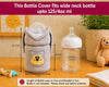 The Little Lookers Feeder Cover Sleeve with Handles | Soft Protective Bottle Holder for Baby Feeding Bottles | Water Proof/Resistant Bottle Cover with Anti-Slip Base | Fits Wide Neck / Philips Avent Bottles Up to 125ml/4oz