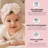 THE LITTLE LOOKERS Baby Turban Cap | Bow Knot Headwear for Newborn Boys & Girls | Soft & Cute Baby Hat | Cap for Babies | Lovely Flower Turban Cap 3-12 Months