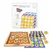 TOYPENTER Wooden Memory Matching Game/ Memory Skill Game for Kids 3+ Years I Brain Games for kids with 8 Theme Cards