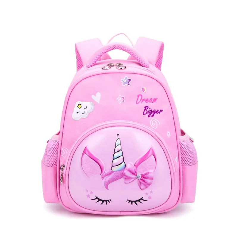 THE LITTLE LOOKERS Cute Unicorn School Bag Backpack for Girls