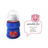 THE LITTLE LOOKERS Bottle Cover for Philips Avent/Wide Neck Feeders Soft Plush Stretchable Baby Feeding Bottle Cover with Easy to Hold Strap