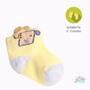 THE LITTLE LOOKERS Cute & Colorful Cotton Baby Socks Set for Baby Boys & Baby Girls ( Teddy )