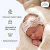 THE LITTLE LOOKERS Baby Hairband | Lace Bow Headbands | Stretchable & Lightweight | Headband Accessory for Newborns, Infants & Girls | Soft Elastic Cotton Hair Band 3 pcs Set (6 Months - 5Years)