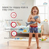 THE LITTLE LOOKERS Baby Underwear for Boys | Undergarment | Cotton Soft & Comfortable Kids Innerwear | Multi Cute Patterns | Boxer | Underwear for Baby/Toddler/Kids | (Pack of 4)