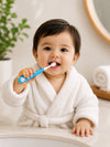 THE LITTLE LOOKERS Baby Toothbrush I Supersoft Bristles & Section Cup Base Tooth Brush for Kids/Babies/Toddlers - (Pack of 2)