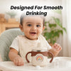 THE LITTLE LOOKERS Silicone Spout & Straw set for Baby Sipper | BPA Free | Soft & Leak-Resistant | Replacement Spout Compatible with The Little Lookers Baby Sippers