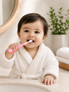 THE LITTLE LOOKERS Baby Toothbrush I Supersoft Bristles & Section Cup Base Tooth Brush for Kids/Babies/Toddlers - (Pack of 2)