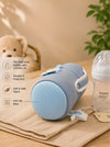 The Little Lookers Feeder Cover Sleeve with Handles | Soft Protective Bottle Holder for Baby Feeding Bottles | Water Proof/Resistant Bottle Cover with Anti-Slip Base | Fits Wide Neck / Philips Avent Bottles Up to 125ml/4oz