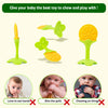 The Little Lookers Single Silicone Fruit Shape Teether for Baby/Toddlers/Infants/Children