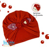 THE LITTLE LOOKERS Unisex Soft Printed Turban Cap, Baby Headwear | Suitable for 3 to 18 Months Baby