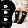THE LITTLE LOOKERS Socks for Kids | Kid's Compact Cotton Stretch Solid Knee Length Sock | Stylish Socks | No Tightness | High-Top, Bow Pattern