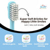 THE LITTLE LOOKERS Cartoon Toothbrush | Soft Bristles for Gentle Clean | Easy To Hold Handle | Manual Toothbrushes for Babies/Kids/Toddlers (Blue)