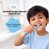 THE LITTLE LOOKERS Cartoon Toothbrush | Soft Bristles for Gentle Clean | Easy To Hold Handle | Manual Toothbrushes for Babies/Kids/Toddlers (Blue)