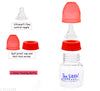 The Little Lookers Anti-Colic Glass Feeding Bottle with Silicone Sleeve | High Borosilicate Glass | BPA Free | Ultra Soft Flow Control Nipple | Leak-Proof Cap | Microwave & Dishwasher Safe | 0+ Months ( Pack of 2)