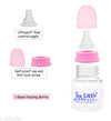 The Little Lookers Anti-Colic Glass Feeding Bottle with Silicone Sleeve | High Borosilicate Glass | BPA Free | Ultra Soft Flow Control Nipple | Leak-Proof Cap | Microwave & Dishwasher Safe | 0+ Months ( Pack of 2)
