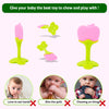 The Little Lookers Single Silicone Fruit Shape Teether for Baby/Toddlers/Infants/Children