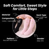 THE LITTLE LOOKERS Socks for Kids | Kid's Compact Cotton Stretch Solid Knee Length Sock | Stylish Socks | No Tightness | High-Top, Bow Pattern