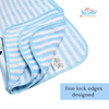 THE LITTLE LOOKERS Cotton Baby Bath Towel for Newborn/Baby/Kids | Super Soft Baby Bath Towel Set for Infants-Combo (Pack of 2)