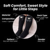 THE LITTLE LOOKERS Socks for Kids | Kid's Compact Cotton Stretch Solid Knee Length Sock | Stylish Socks | No Tightness | Cute Bow Pattern