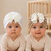 THE LITTLE LOOKERS Baby Turban Cap | Bow Knot Headwear for Newborn Boys & Girls | Soft & Cute Baby Hat | Cap for Babies | Lovely Flower Turban Cap 3-12 Months