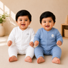 THE LITTLE LOOKERS Kids Winter Thermal Wear | Unisex Fleece Innerwear Set for Baby Girl & Baby Boy | Warm Woolen T-Shirt & Bottom Set