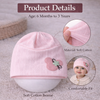 THE LITTLE LOOKERS Baby Turban Cap | Bow Knot Headwear for Newborn Boys & Girls | Soft & Cute Baby Hat | Cap for Babies | Lovely Flower Turban Cap 6 Months - 3 Years