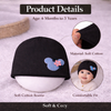 THE LITTLE LOOKERS Baby Turban Cap | Bow Knot Headwear for Newborn Boys & Girls | Soft & Cute Baby Hat | Cap for Babies | Lovely Flower Turban Cap 6 Months - 3 Years