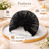 THE LITTLE LOOKERS Baby Turban Cap | Bow Knot Headwear for Newborn Boys & Girls | Soft & Cute Baby Hat | Cap for Babies | Lovely Flower Turban Cap 3-12 Months