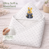 THE LITTLE LOOKERS Towel for Babies | Super Soft & Absorbent | Hooded Towel for Kids | Gentle on Skin | Quick Dry | Baby Hooded Wrapper for Newborn & Infant