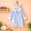 THE LITTLE LOOKERS Bathrobe for Babies | Super Soft & Absorbent | Hooded Bathrobe for Kids | Baby Hooded Bathgown for Newborn & Infant