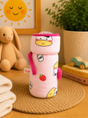 Bottle Covers for Philips Avent/Broad Neck Feeders Soft Plush Stretchable Baby Feeding Bottle Cover with Easy to Hold Strap|Overall Print (Multicolor, Wide Neck 240-330ml/8-11oz)