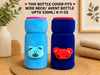 THE LITTLE LOOKERS Bottle Cover for Philips Avent/Wide Neck Feeders Soft Plush Stretchable Baby Feeding Bottle Cover with Easy to Hold Strap (Multicolor, Wide Neck 240-330ml/8-11OZ)