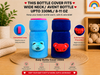 THE LITTLE LOOKERS Bottle Cover for Philips Avent/Wide Neck Feeders Soft Plush Stretchable Baby Feeding Bottle Cover with Easy to Hold Strap (Multicolor, Wide Neck 240-330ml/8-11OZ)